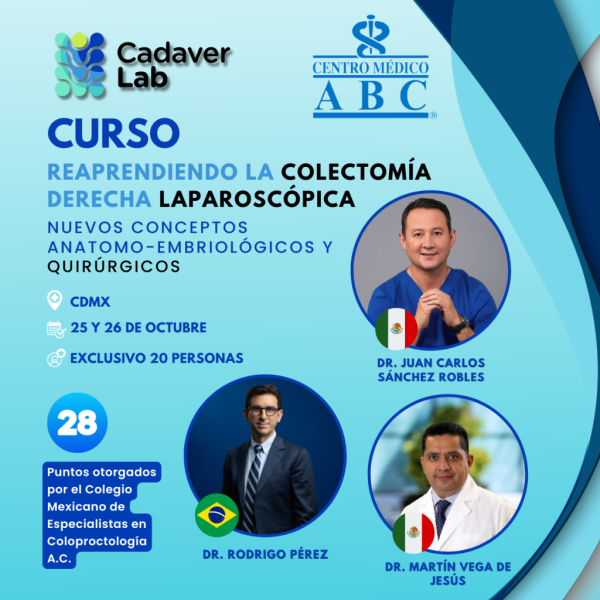 Medical Observer Curso Presencial Reaprendiendo la Colectomía Derecha Laparoscópica Nuevos Conceptos Anato-Embriológicos y Quirúrgicos