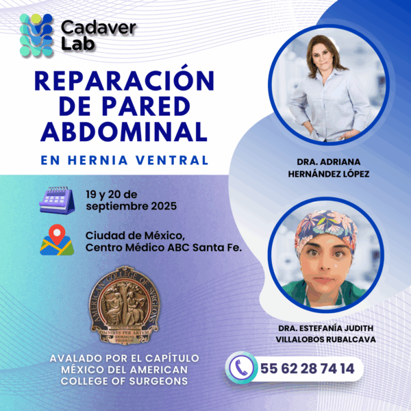 Presencial Curso Reparación de Pared Abdominal en Hernia Ventral