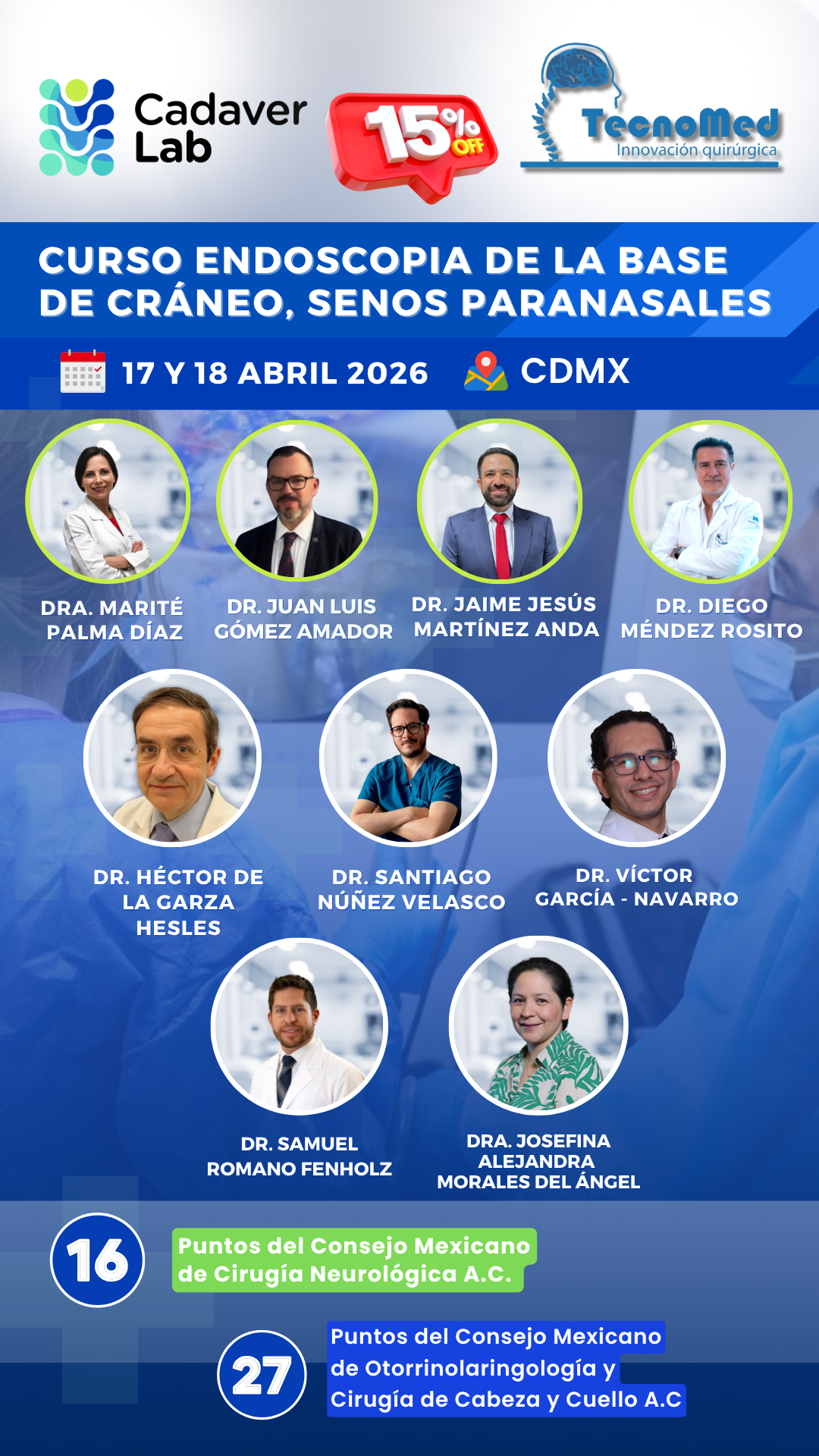 CURSO Endoscopia de la BASE DE CRáneo, senos paranasales