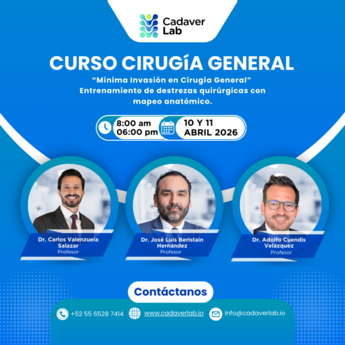Medical Observer Curso Mínima Invasión en Cirugía General. Entrenamiento de Destrezas 10 y 11 abril 2026