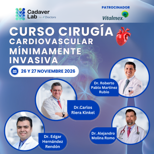 Streaming Curso Cirugía Cardiovascular Mínimamente Invasiva 26 y 27 de noviembre 2026