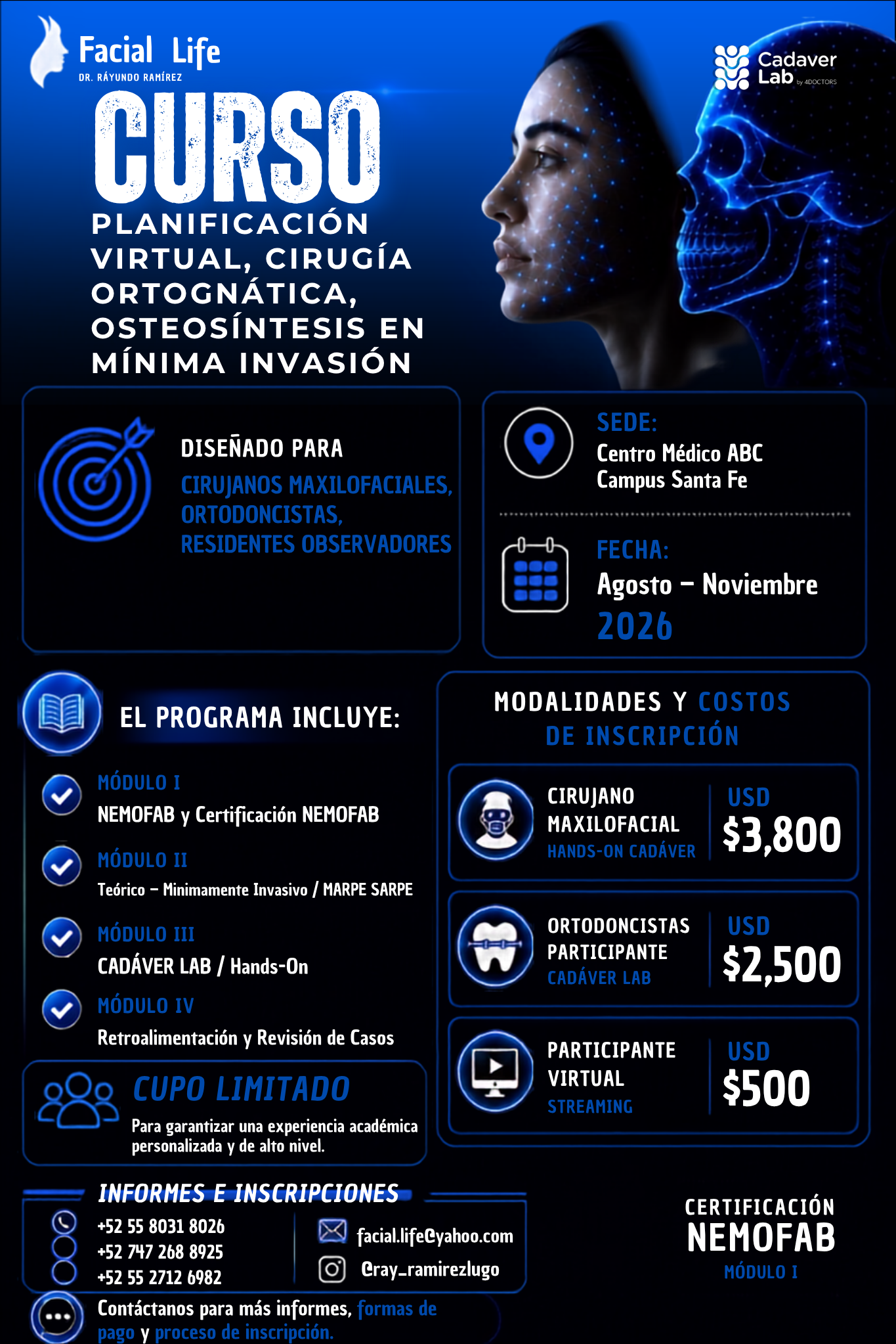 Planificación virtual, cirugía ortognática, osteosíntesis en mínima invasión (2)